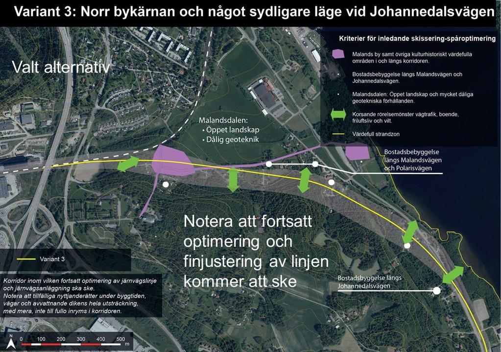 MINNESANTECKNINGAR 6 (14) Totalt har tio alternativ skisserats.