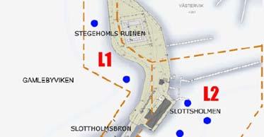 Inte heller några oljerester förekom i området. Utifrån riktvärden är halterna av TBT i Skeppsbrofjärden måttliga. MKB:n visar att det främst är område L1 som är värdefull ur marin miljösynpunkt.