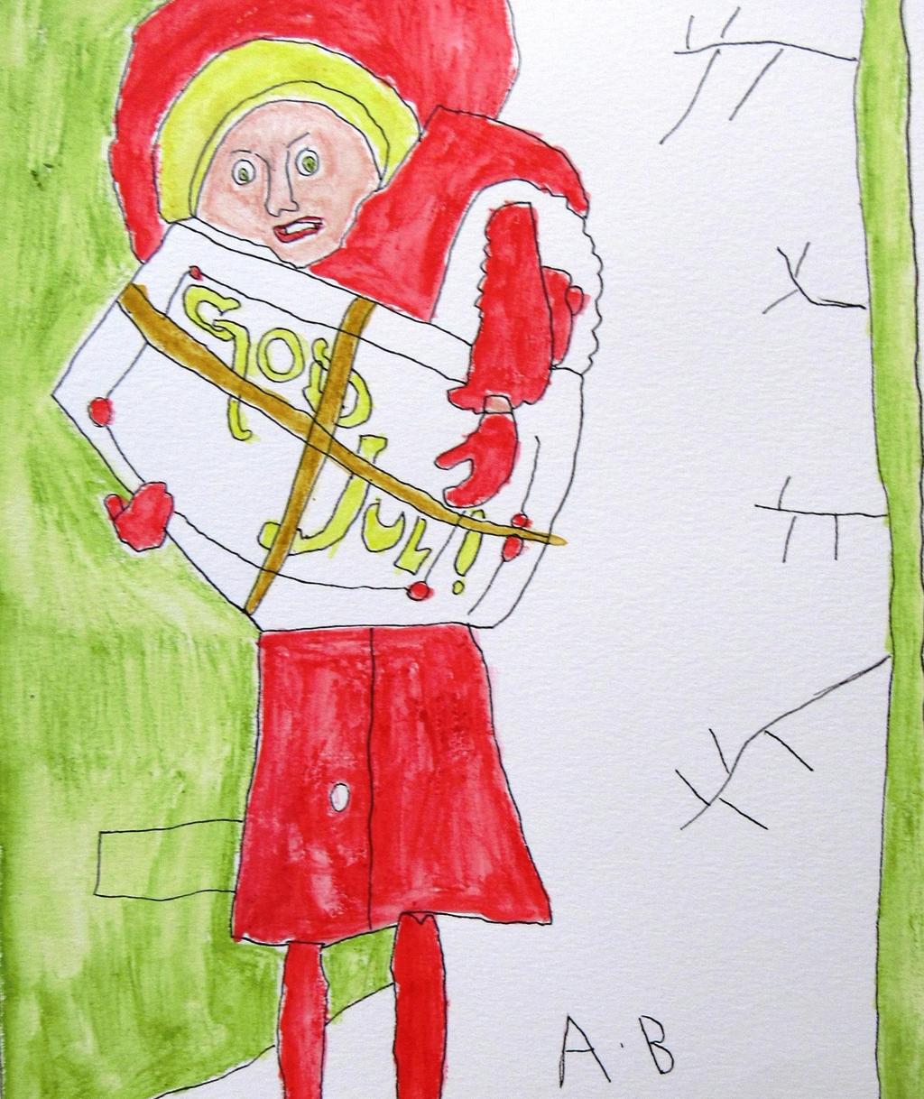 Katarina Mikael Jag önskar mig nya tomte kläder, för att bli tomte till min systerson.