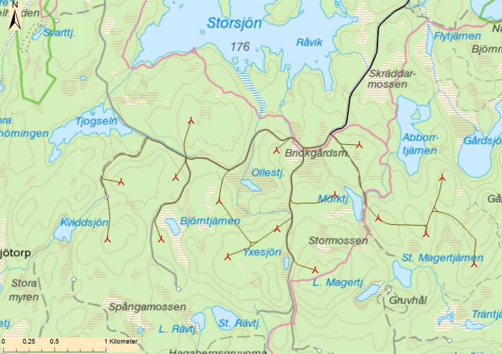 Ändringstillstånd Vindkraftpark Kronoberget Lekebergs koun Sarådsunderlag till yndigheter & organisationer, noveber 21