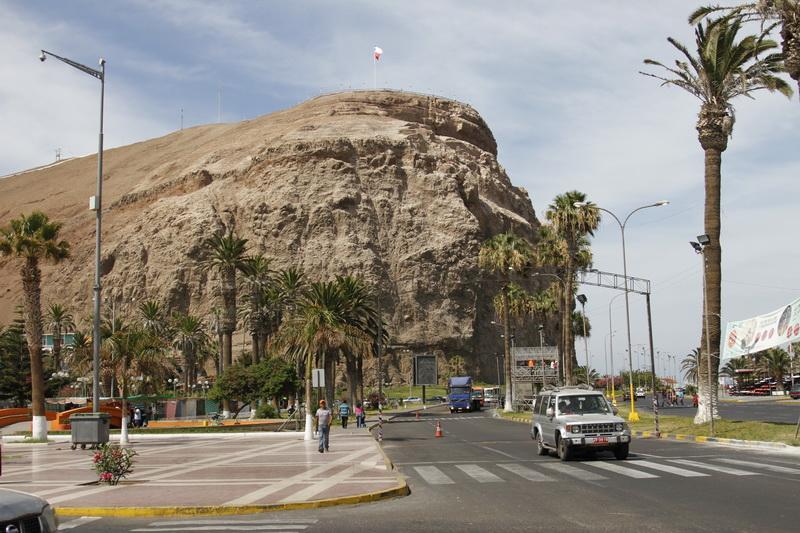 Framme i Arica, Chiles nordligaste stad, som ligger endast ca 10