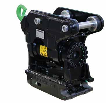 Steelwrist Powertilt och TMX När en robust tiltfunktion är tillräcklig Steelwrist Powertilt är ett samarbete mellan Helac Corporation och den patenterade Front Pin