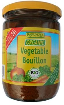 110 803 VEG.BULJONG... EKO..6 x 250 g... Tillverkning Tyskland RAPUNZEL Havssalt,rårismjöl*, grönsaker* 11% (lök*, morötter* 3.