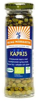 kapris* 3%, havssalt, lök*, persilja*, vitlök*, chilipeppar** *KRAV-certifierad ekologisk