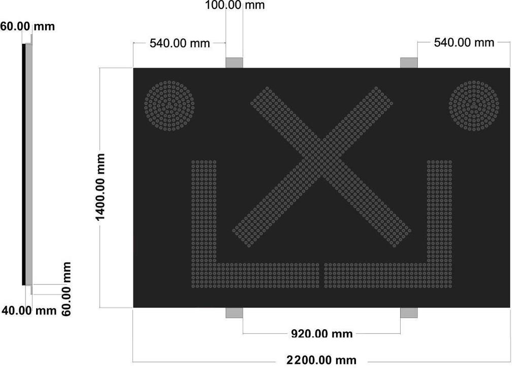 1. PRODUKTSPECIFIKATION FÖR FM VMS3 Ljuspil TRS-VMS3 Driftspänning: 24V