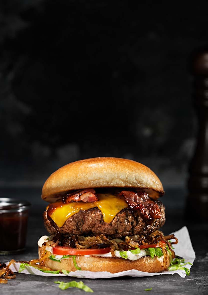 Årets nyhet vårt stora Glazed burger bun Vi vill att du ska lyckas med fast food.