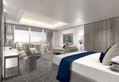 Kryssningsfartyget Celebrity Edge På fartyget introducerar Celebriy Cruises det nya konceptet Resort Deck, ett poolområde där