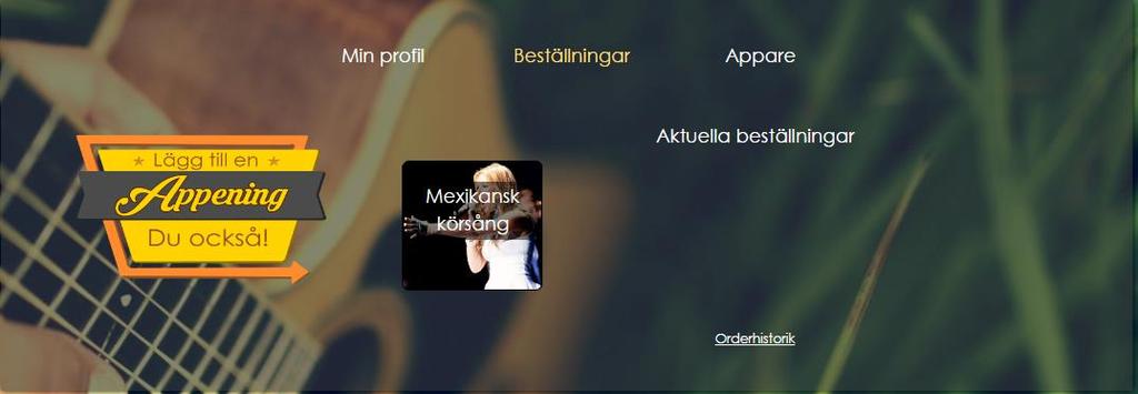 appeningsnamn, pris, beskrivning och kategori. Figur 8.
