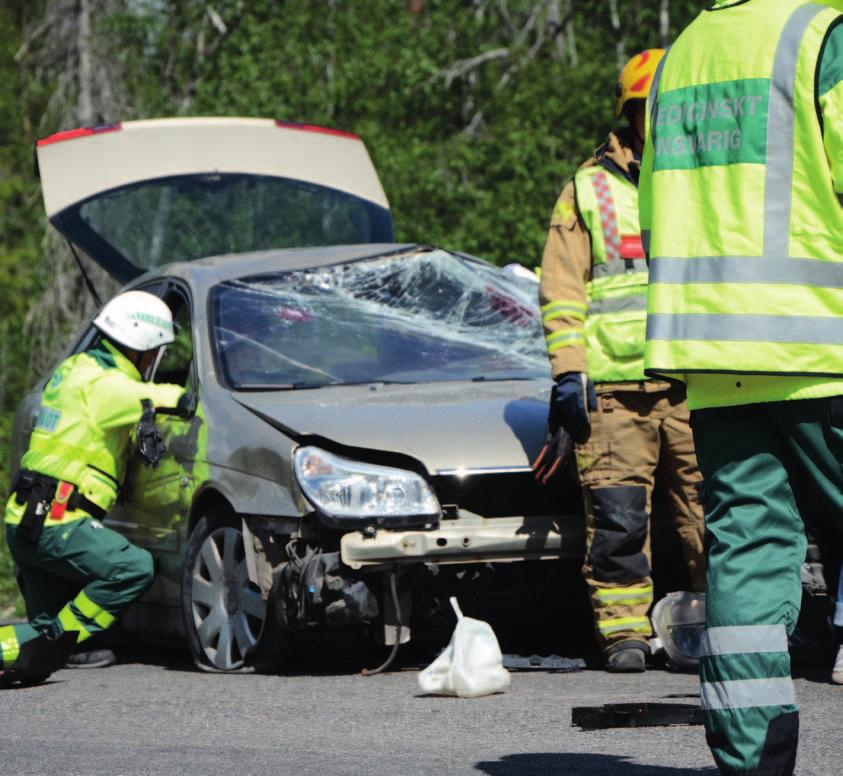 För att kunna behålla och använda motorsågarna som finns på våra fordon behövde vi utbilda ett antal av de anställda i förbundet för att uppfylla kraven för motorsågsarbete.