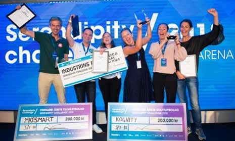 Vi gratulerar Matsmart som i början av juli fick mottaga priset som Årets tillväxtbolag 2018 i entreprenörstävlingen Serendipity challenge.