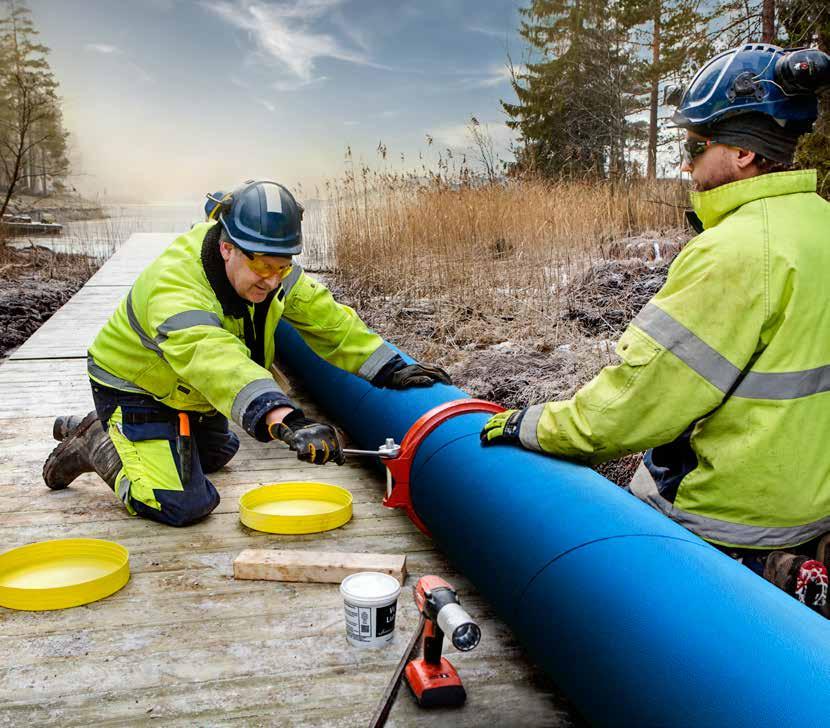 FlowMax - komplett, snabbt och enkelt En av många fördelar med Alvenius FlowMax - systemet är det snabba och enkla montaget, tack vare mekaniska snabbkopplingar.