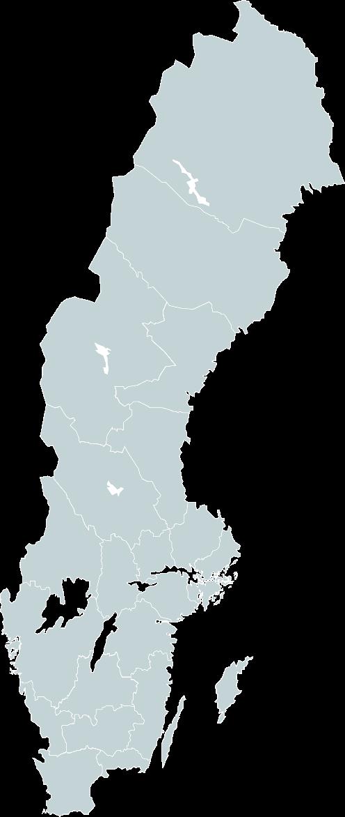 Landsting och regioner Svensk sjukvård är indelad i 21 landsting och regioner 6