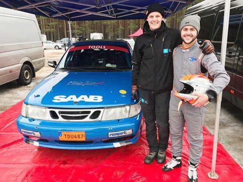 I 1300 Rallycupen var dom 16 stycken och här kom Andreas Abrahamsson med Tobias Abrahamsson på en 3:e plats dom var 2,22,8 minuter efter.
