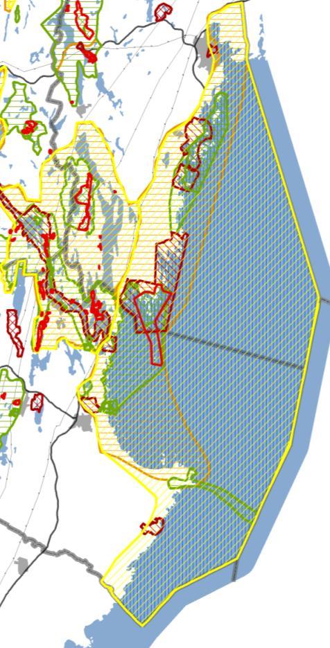 Dessa avstånd tar hänsyn till rekommenderade säkerhetsföreskrifter. Vänern Trots att det blåser bra i hela Vänerns vatten har inga områden för vindkraft pekats ut av Melleruds och Åmåls kommuner.