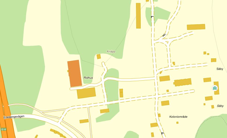Säby gård ligger precis på gränsen mellan staden och naturen, när E18, buss som stannar vid gården och med fantastiska ridvägar i Järvafältets naturreservat.