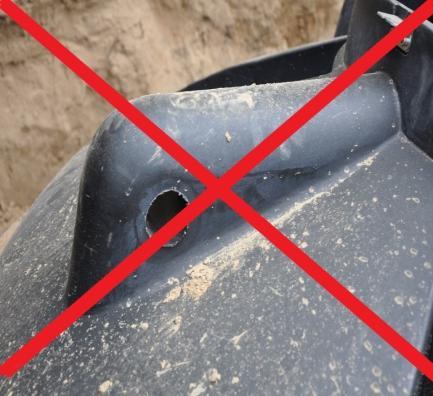 Lyftpunkter Tankarna är konstruerade med fyra stycken lyftöglor i form av halva rör monterade på tankens utsida. Alla fyra lyftöglor bör användas vid lyft men det är möjligt att endast använda två.