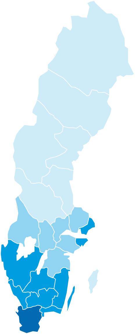 Sida 19 av 24 11. Vinterdäck på sommaren Andelen som körde med vinterdäck på bilen vid mätningarna i 2017 års däckrazzior var 8,7 procent.