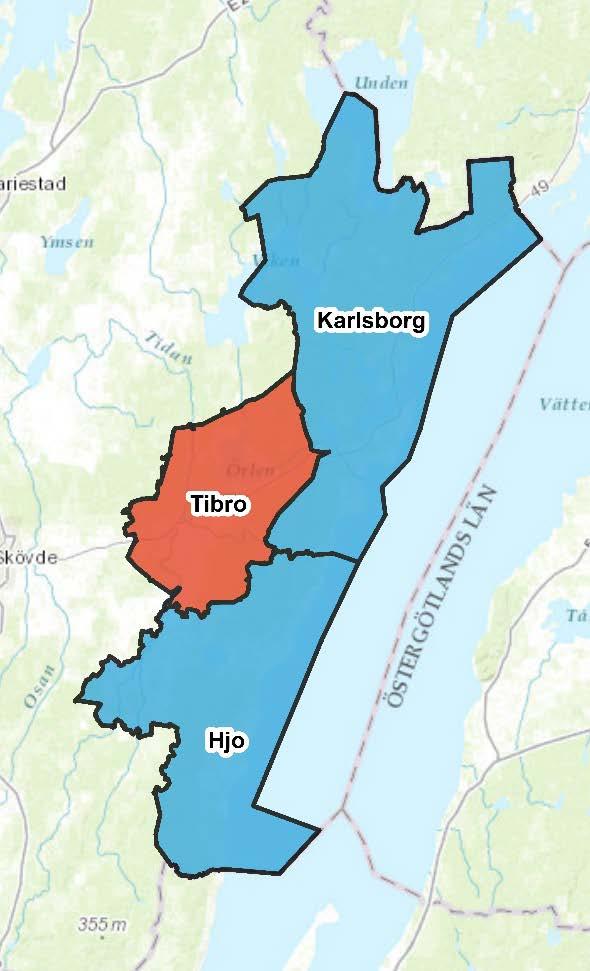 Marknadsförutsättningar - Upptagningsområde Med upptagningsområde ses det geografiska område handeln i huvudsak lockar kunder ifrån Primärt