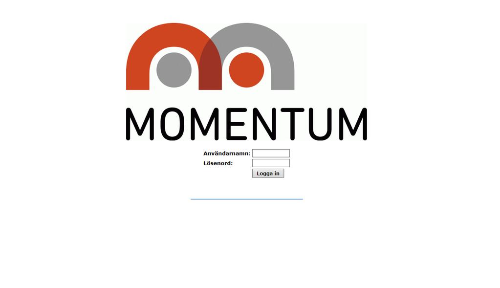 Inloggning: På Momentums hemsida http://www.momentum-industrial.com finns en meny som heter E-BUTIK och logga in på E-butiken. Här skriver du in det användarnamn och lösenord som du fått av Momentum.
