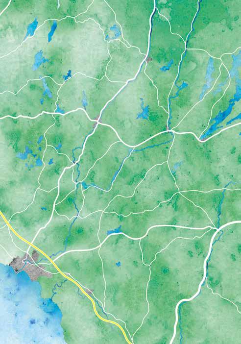 PÅ KROKEN 154 Ulvanstorp 8 17 Älvsered 2 153 Åkulla 14 7 Ullared 15 Ätran 4 1 5 153 Ästad 3 154 9