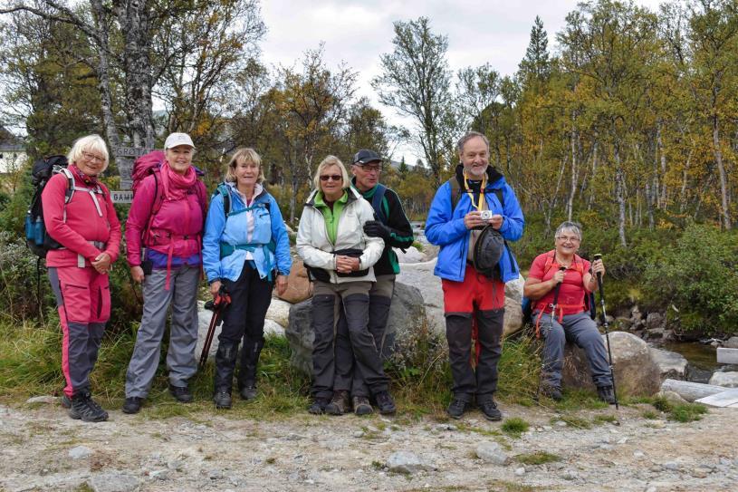 På fredagen var det dags att ge sig in i Norge och vägen dit gick över ytterligare en bergstopp där det blåste lite kallt. Väl inne i Norge gick det nedför till Sylen i Grövelsjöns norra ände.