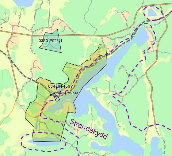 Områdesbestämmelser Det gultonade området på kartan nedan (med lantmäteriets beteckning 0380-P89/33) omfattas av områdesbestämmelser (Ob Al2) som vann laga kraft 1989-05-10.