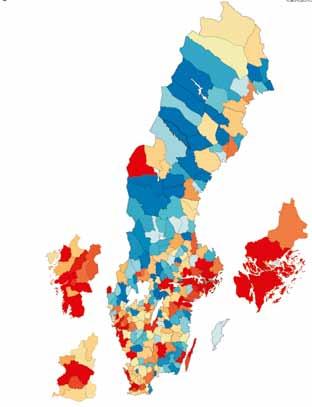 22 Individer och gemenskaper Skillnader mellan kommuner I Sverige försöker man utjämna ekonomiska skillnader genom att låta de rika kommunerna bidra med pengar till de fattigare kommunerna.