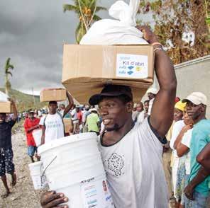 I fjol byggdes mer permanenta klassrum i betong. De kan användas i 15 20 år. Nödhjälp till orkanens offer i Haiti Orkanen Matthew slog till mot Haiti i oktober.