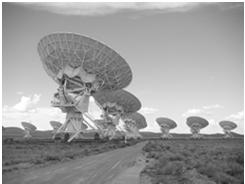 ex. 27 antenner i Very Large Array (VLA) i New Mexico Men: SETI kräver ofta specialmottagare, och behöver bra