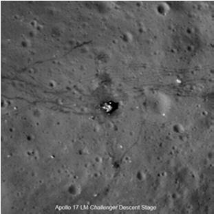 Det omfattande bildmaterialet av Månens och Mars ytan kan användas