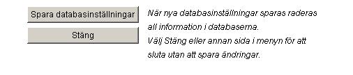 5 Givare och Ställdon När alla databasinställningar är gjorda skickar vi upp dom till ER-ipx2 genom att klicka på Spara databasinställningar.