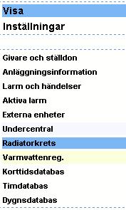 6 Regulatorer 6.1.3 Ändra eller ta bort en regulator När du öppnar inställningssidan för regulatorerna syns alla befintliga regulatorer som är konfigurerade med regulatorverktyget.