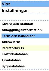 7 Larm 7.2.2 Återställning vid kvittering A och B-larm I ER-ipx2 finns inte begreppen A och B- larm eftersom valmöjligheterna är mycket större än så.