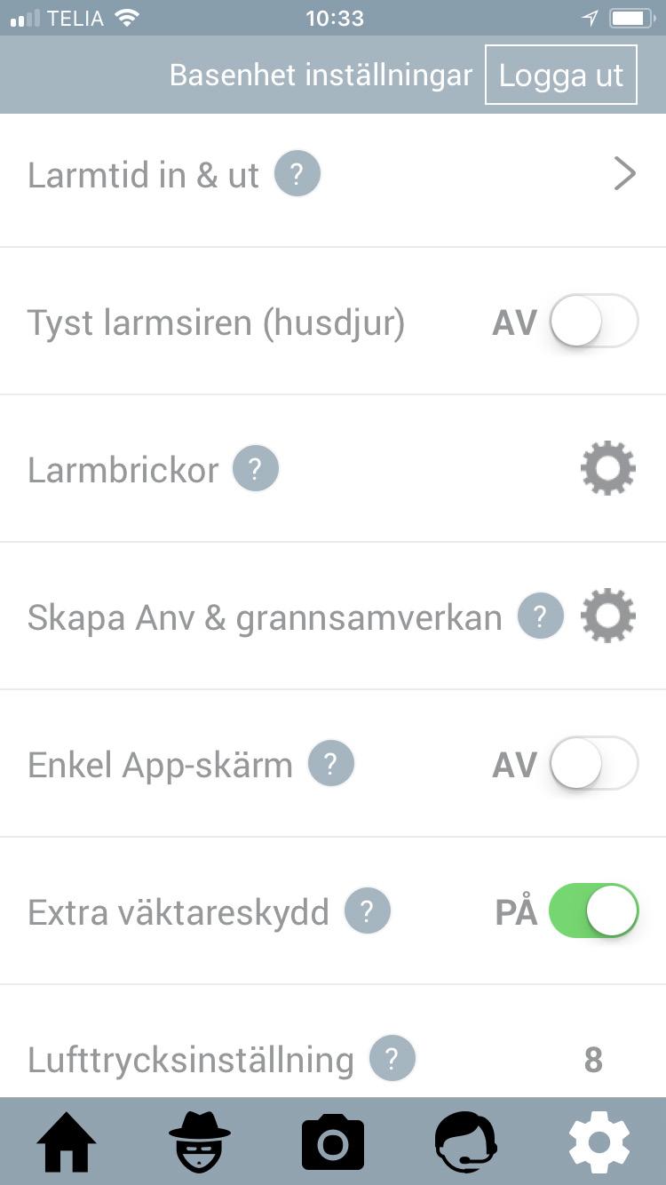 på 07-7 7 00 så hjälper vi dig att justera dina inställningar. Kom igång med Sensor-appen: Ladda ner appen Sensor Alarm från App Store eller Google Play Tryck på knappen Skapa nytt konto.