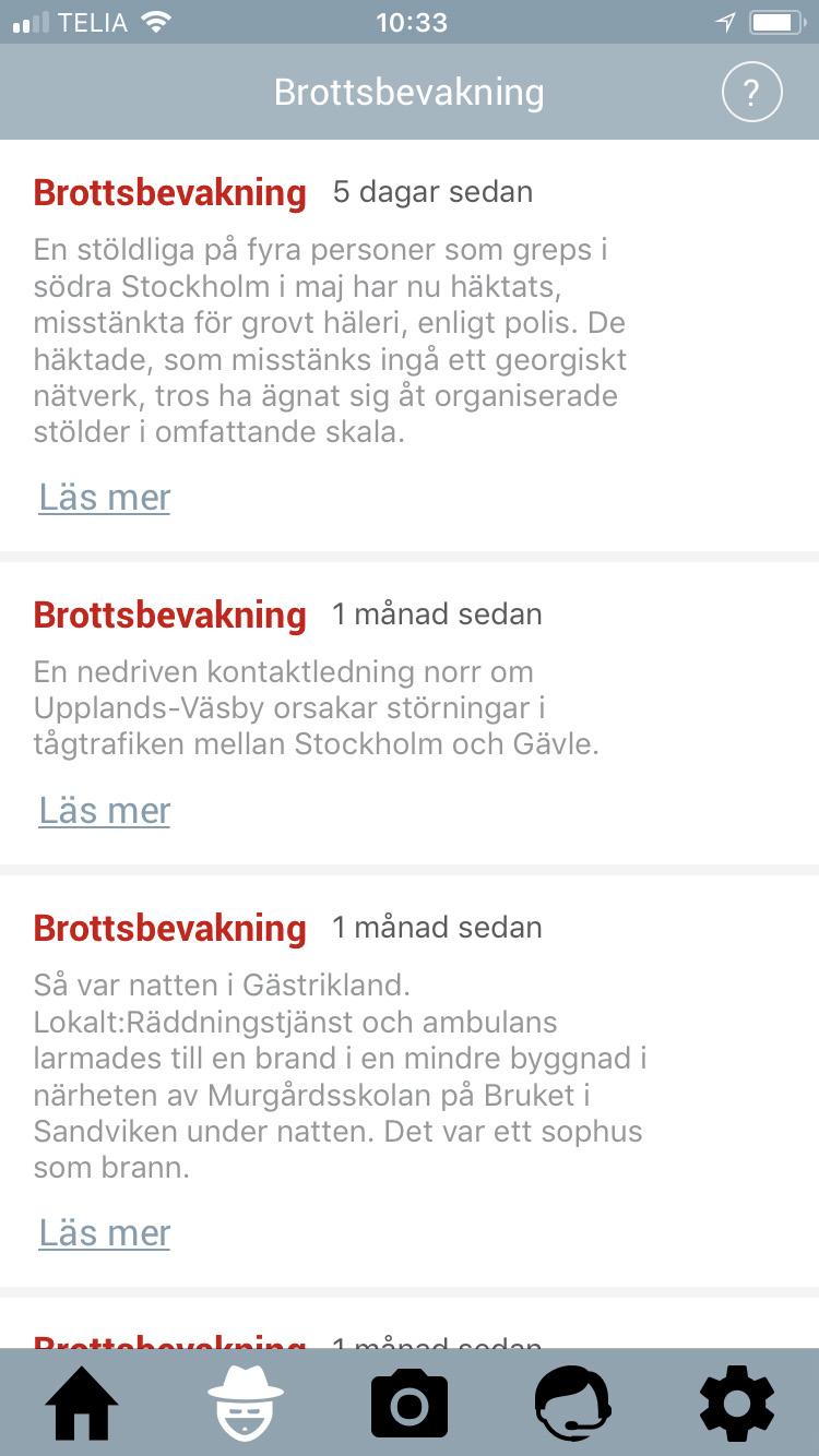 Verifiera din e-postadress genom att klicka på länken i det mail som skickas ut. Detta är för att vi ska veta att du är du. Logga in på Sensor-appen Du får nu en SMS-kod skickad till din mobil.