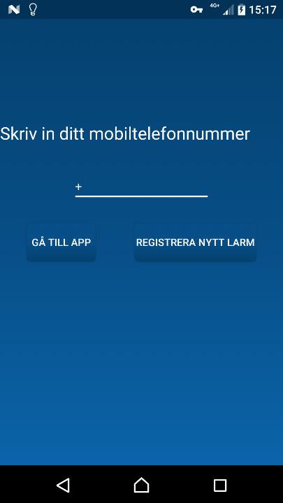 K licka på fliken Registrera GPS-larm i toppmenyn.