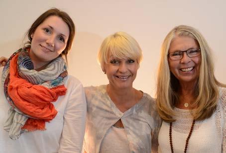 11 Koordinator för Neuroförbundets diagnosstöd, Fia Gunnarsson (mitten) tillsammans med två av våra många stödpersoner; Mathilda Cederlund (stroke) till vänster och Anette Hansson (Multipel Skleros