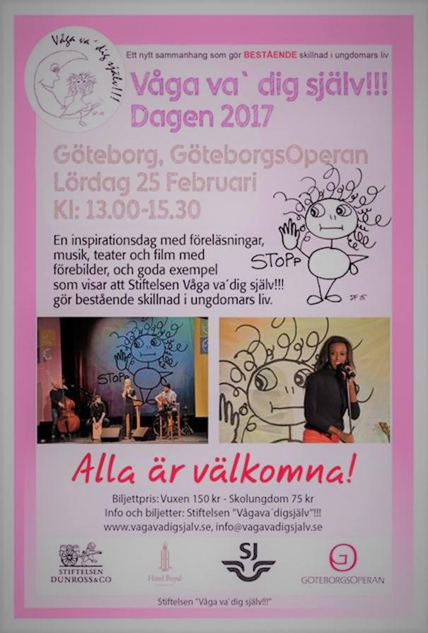 Våga va dig själv-dagen vad barn har sagt på hennes föreläsningar. Ett exempel som hon lyfter fram är: Vi måste börja prata om mobbning för det går inte att stoppa något som inte finns.