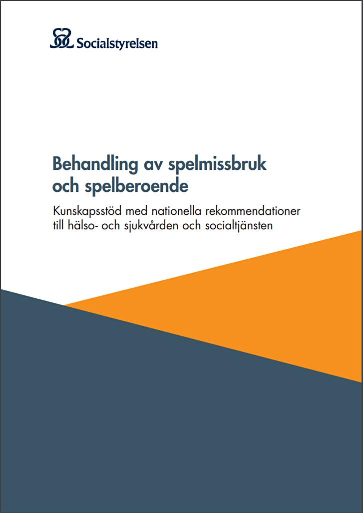 Charlotta Rehnman Wigstad, samordnare ANDTS; Christina Högblom, utredare och Malin Bruce, utredare på Socialstyrelsen Spelproblem i fokus är en kan-rekommendation (rekommendationen kan användas under