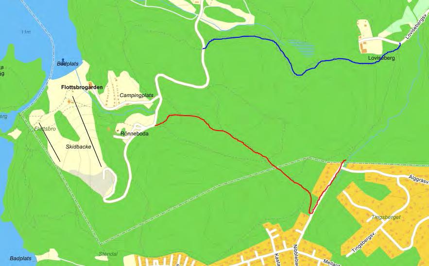 Det finns bättre alternativ över Loviseberg än den smala och trafikerade vägen förbi S:t Botvids kyrkogård: Alt 1 är att rusta