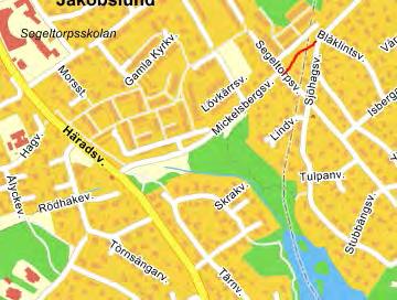 säkerhetssynpunkt. Därifrån kan men välja att fortsätta till Gustav Adolfsvägen eller Lillerudsvägen via Sverkersvägen (GC).