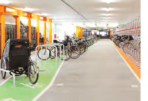 terminaler. Huddinge kommun ska eftersträva att planera för att vid spårstationerna 11 erbjuda attraktiva cykelparkeringar där tillgänglighet, trygghet, säkerhet och service har högsta prioritet.