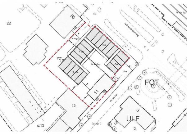 Sida 6 (10) Skiss som visar föreslagen bebyggelse. Skisserna i förslaget visar i stora drag projektets utformning.