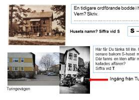 Nu går vi tvärs över gatan.