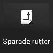 Välj en intressant plats som din destination. Välj i listan med dina sparade platser.