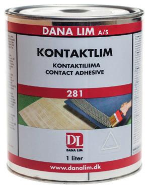 Svart 29235 290 ml 884-29225 12 Vit 29262 600 ml 884-29217 12 KONTAKTLIM Kontaktlim 281 Lättflytande