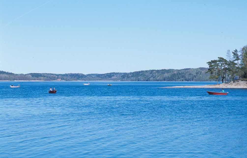 Strömmingsfiske i Kaggfjärden. Foto: Sten Modén 10. Kustområden Till Botkyrkas kust gränsar vattenförekomsterna Kaggfjärden, Himmerfjärden, Näslandsfjärden och Hallsfjärden.