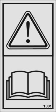 2.4 Säkerhetssymboler Symbolen till höger visar följande: Varning!
