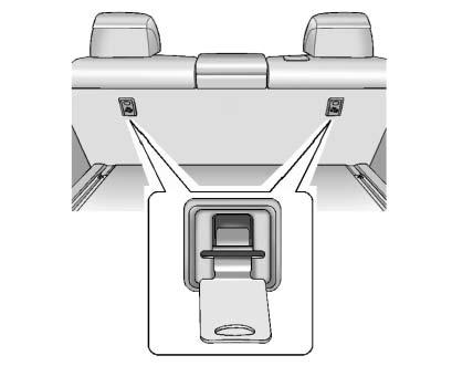 90 SÄTEN OCH SÄKERHETSSYSTEM ISOFIX-fästen är markerade med en j på ryggstödet. Fäst ISOFIX barnsäkerhetssystem som är godkända för bilen i fästena.