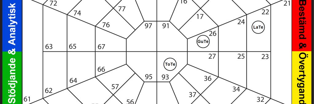 Varje kvadrant har en stil som även inkluderar en Direkt eller Indirekt stil (Direkt stil = entusiastisk, tävlingsinriktad och resultatfokuserad;